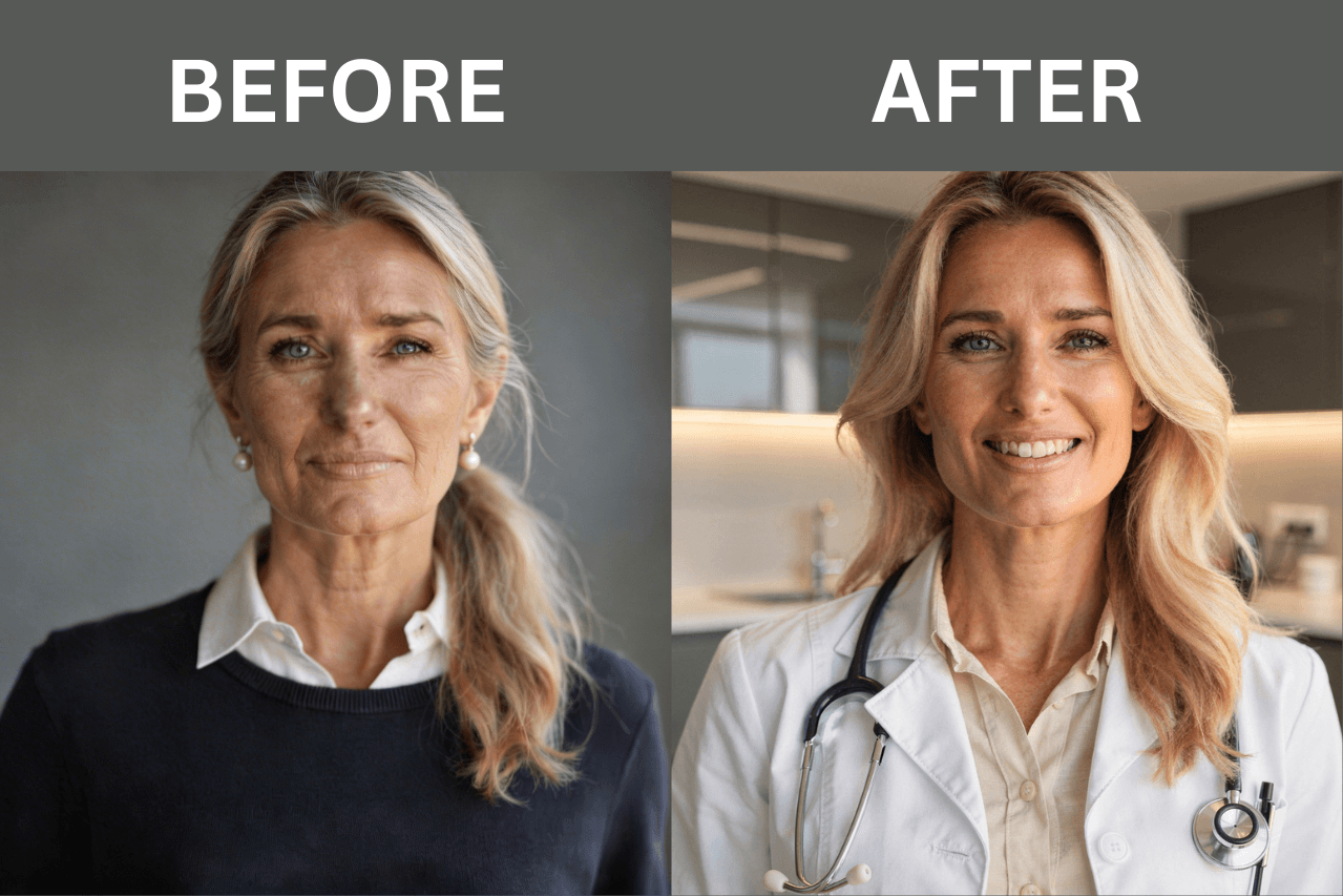 Before and after with Nord Yoga