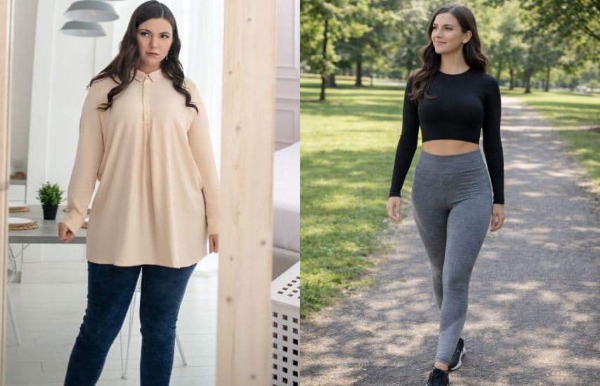 Emily's results after the cycle-based endometriosis detox.