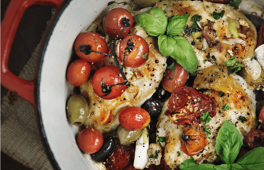 Mediterranean-style approach has been shown to support liver detox, lower insulin resistance, improve energy, and help the body release stored fat.