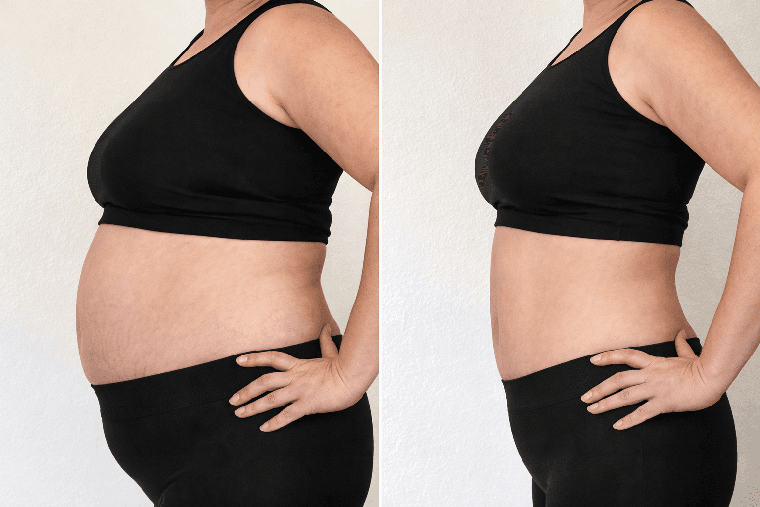 Before and after the program.