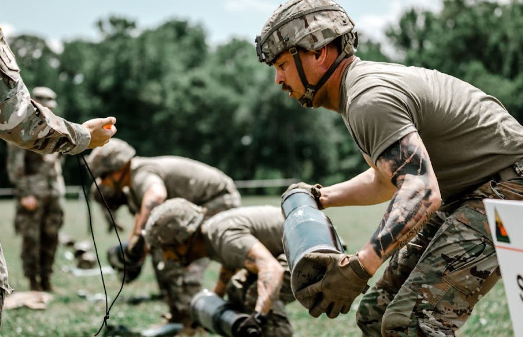 Military men.