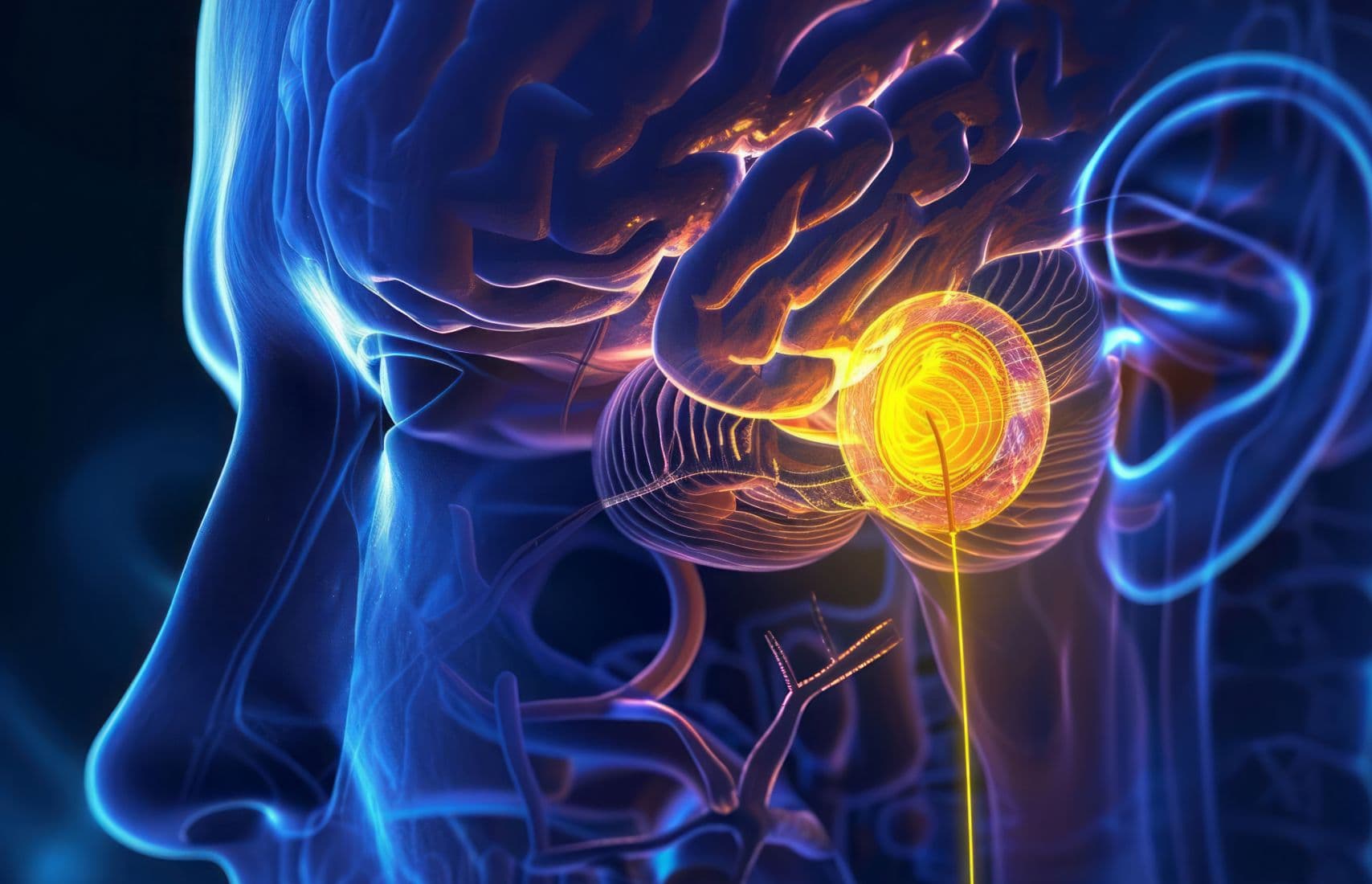 The pituitary gland.