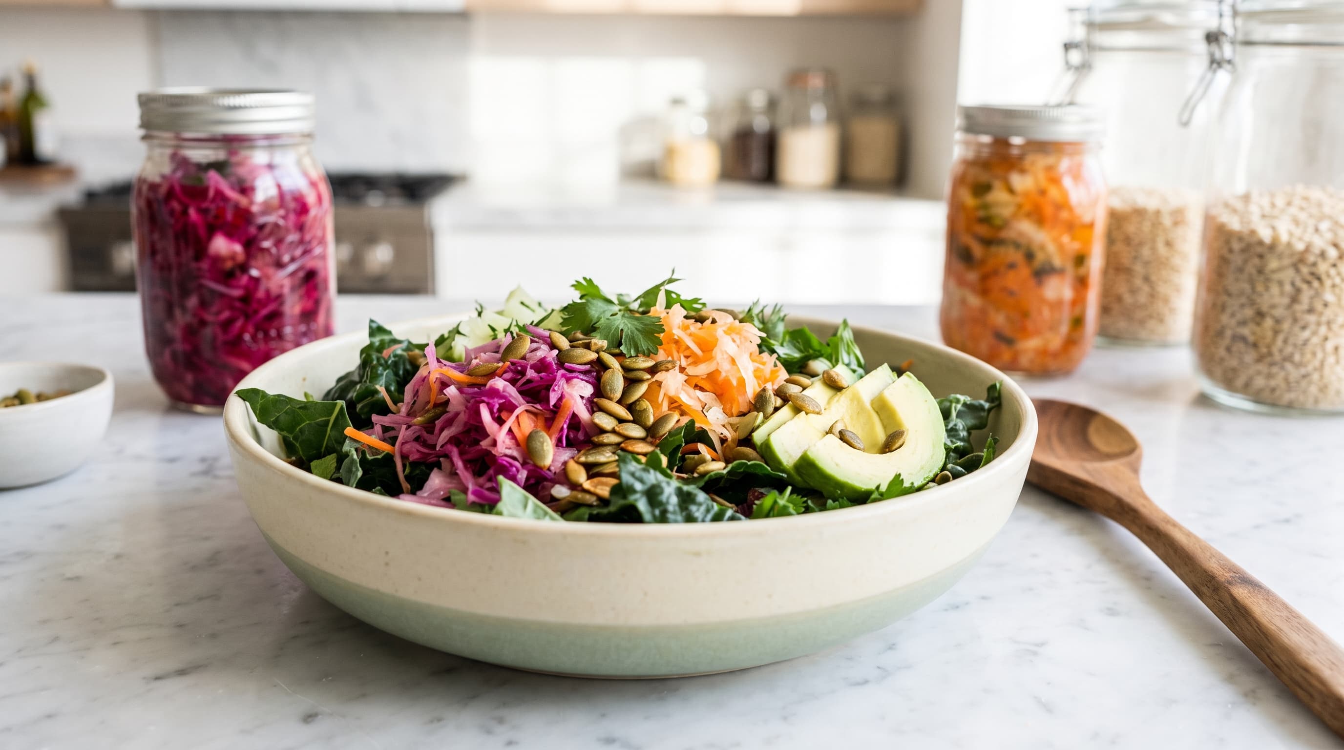 sliced raw vegetables