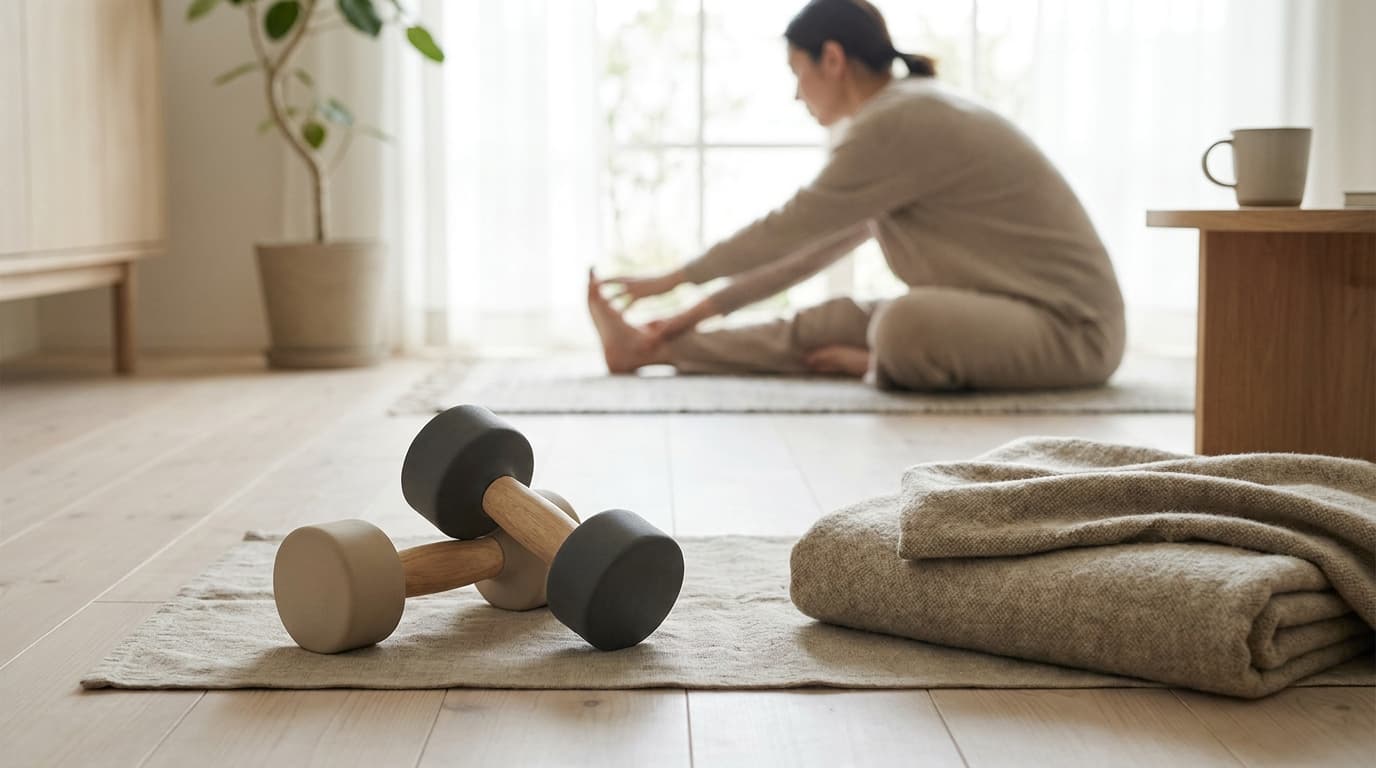 spazio per l'allenamento a casa