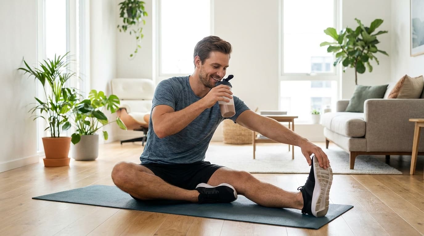 yoga mat stretch