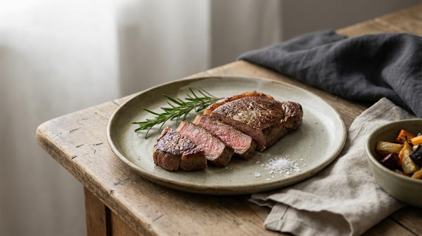grilled beef strips