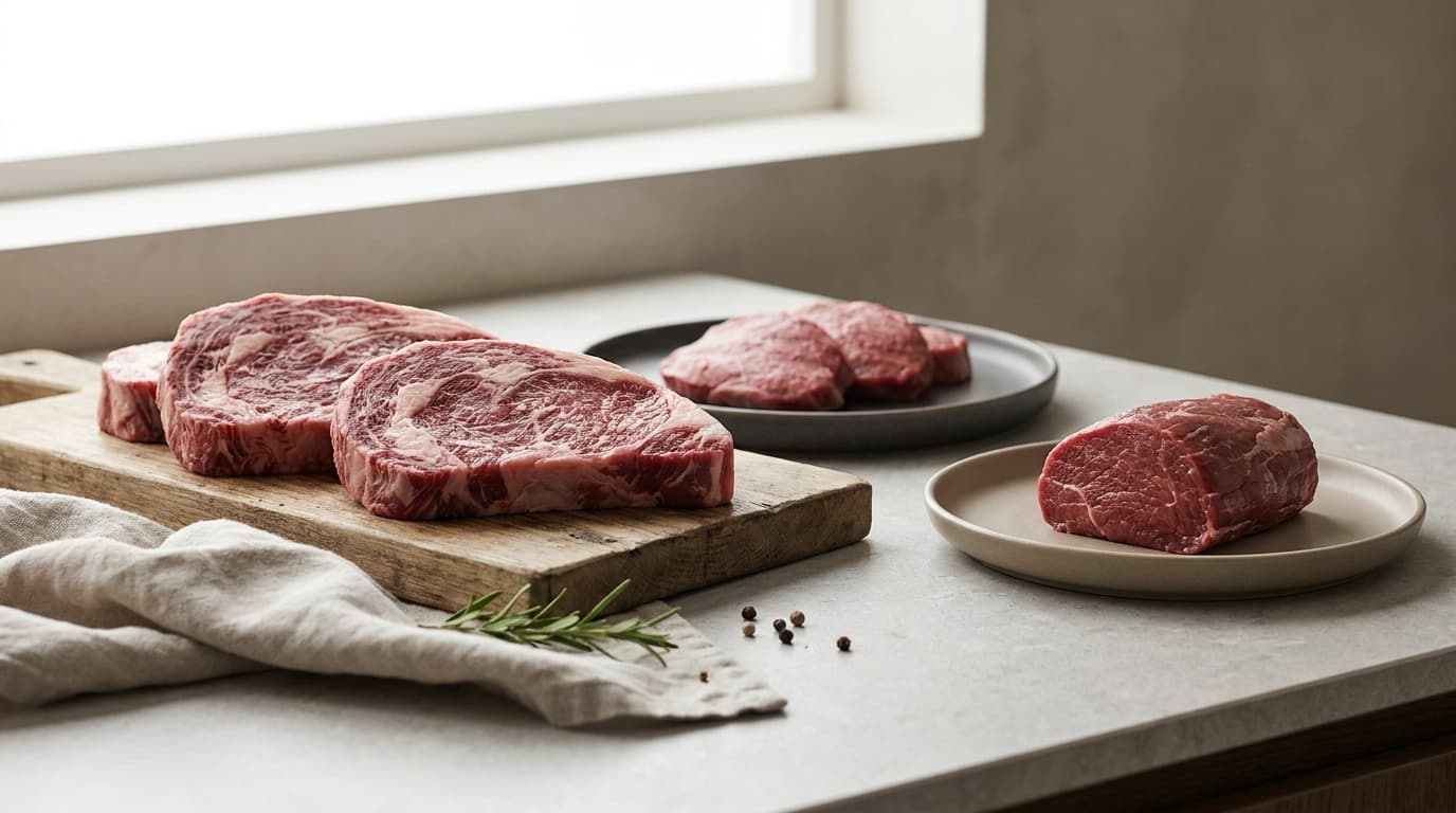 raw beef cuts