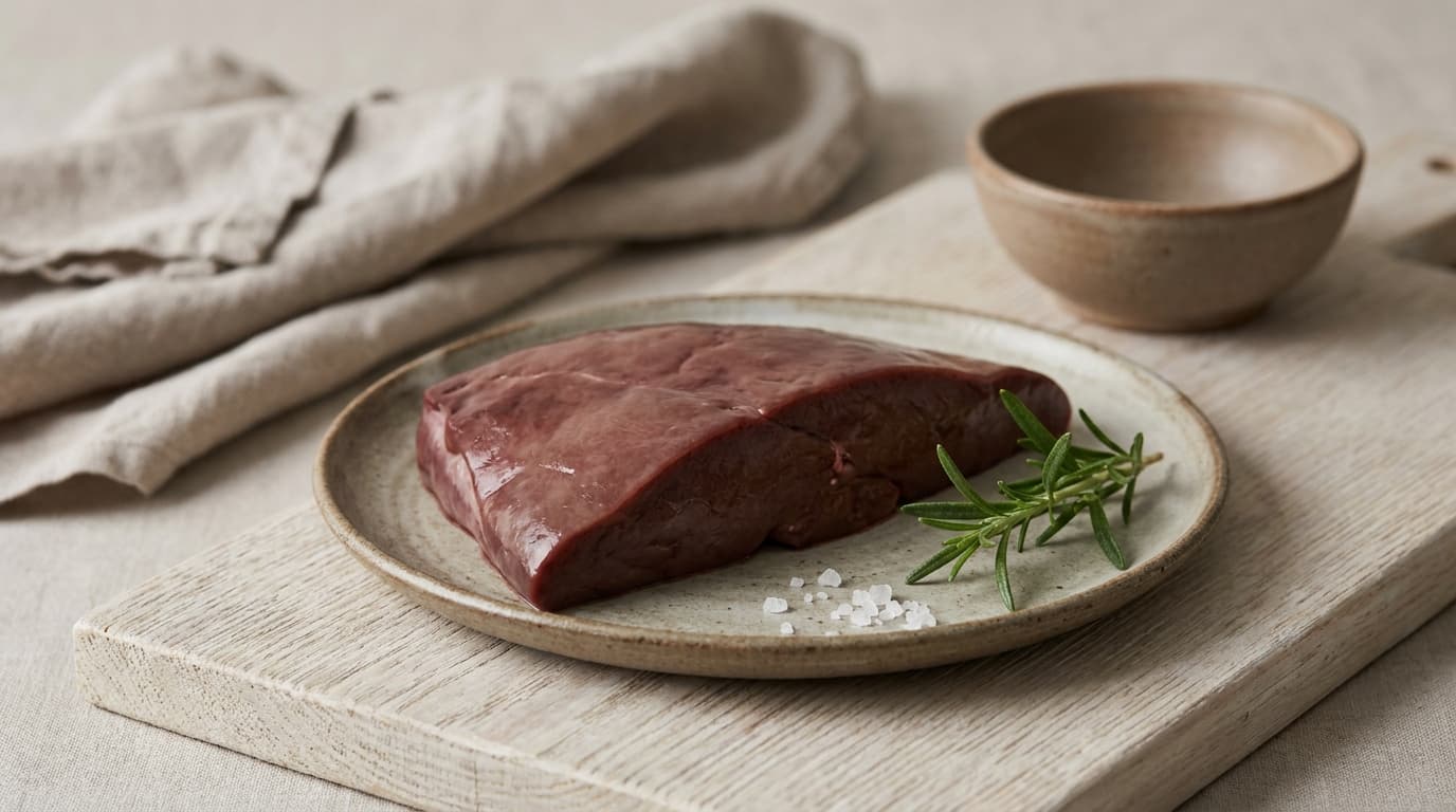 seared beef liver