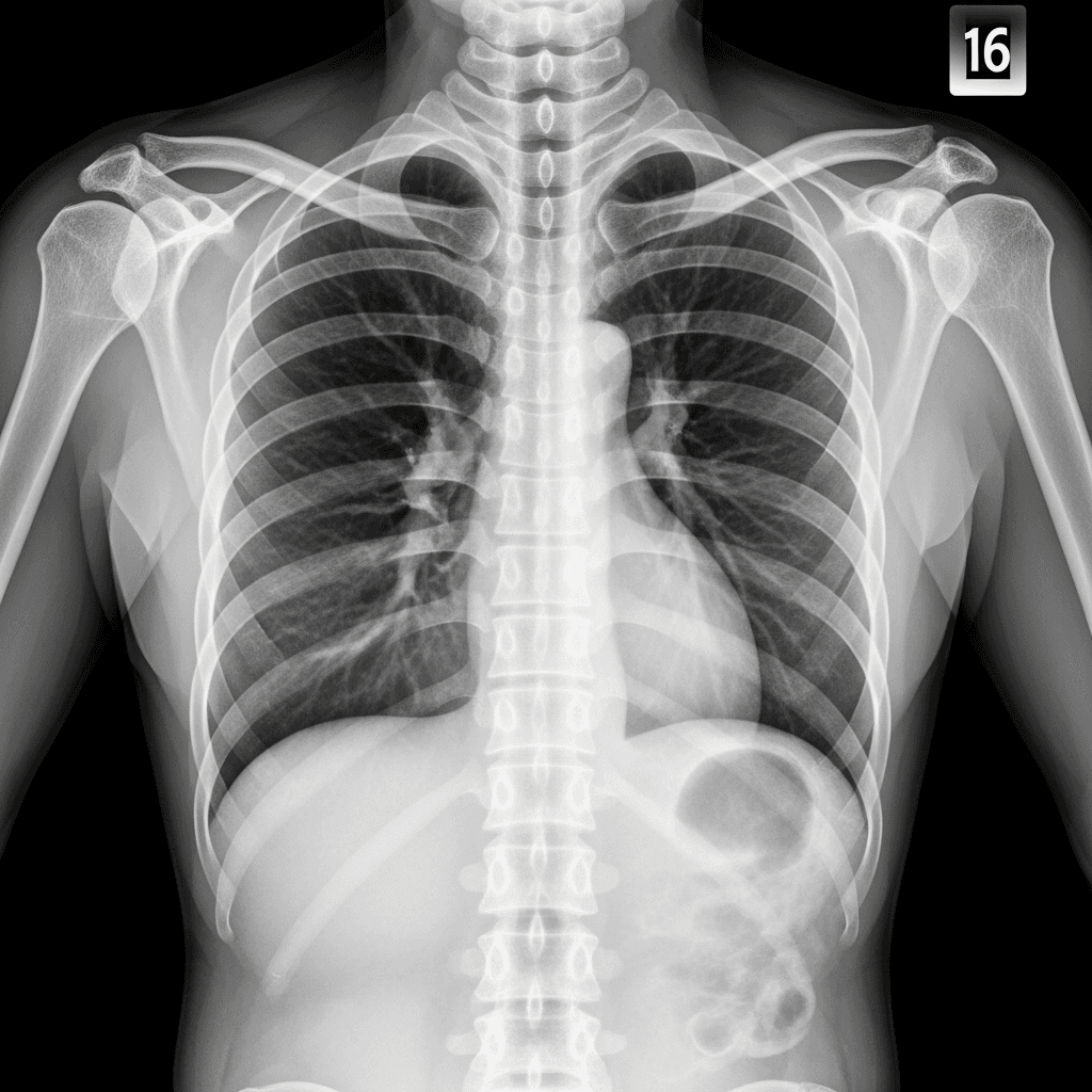Röntgenbild Brustkorb